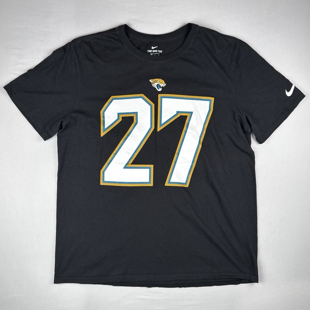Nike Jacksonville Jaguars #27 Leonard Fournette Player T Shirt XL NFL